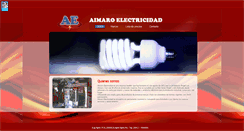 Desktop Screenshot of aimaroelectricidad.com.ar